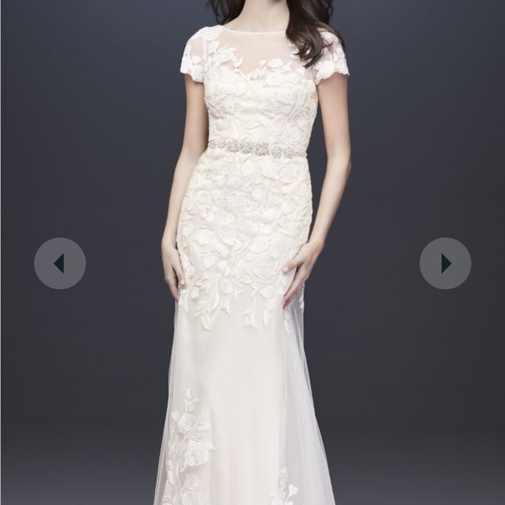 💙($1058) Melissa Sweet NWT wedding dress - Picture 2 of 12